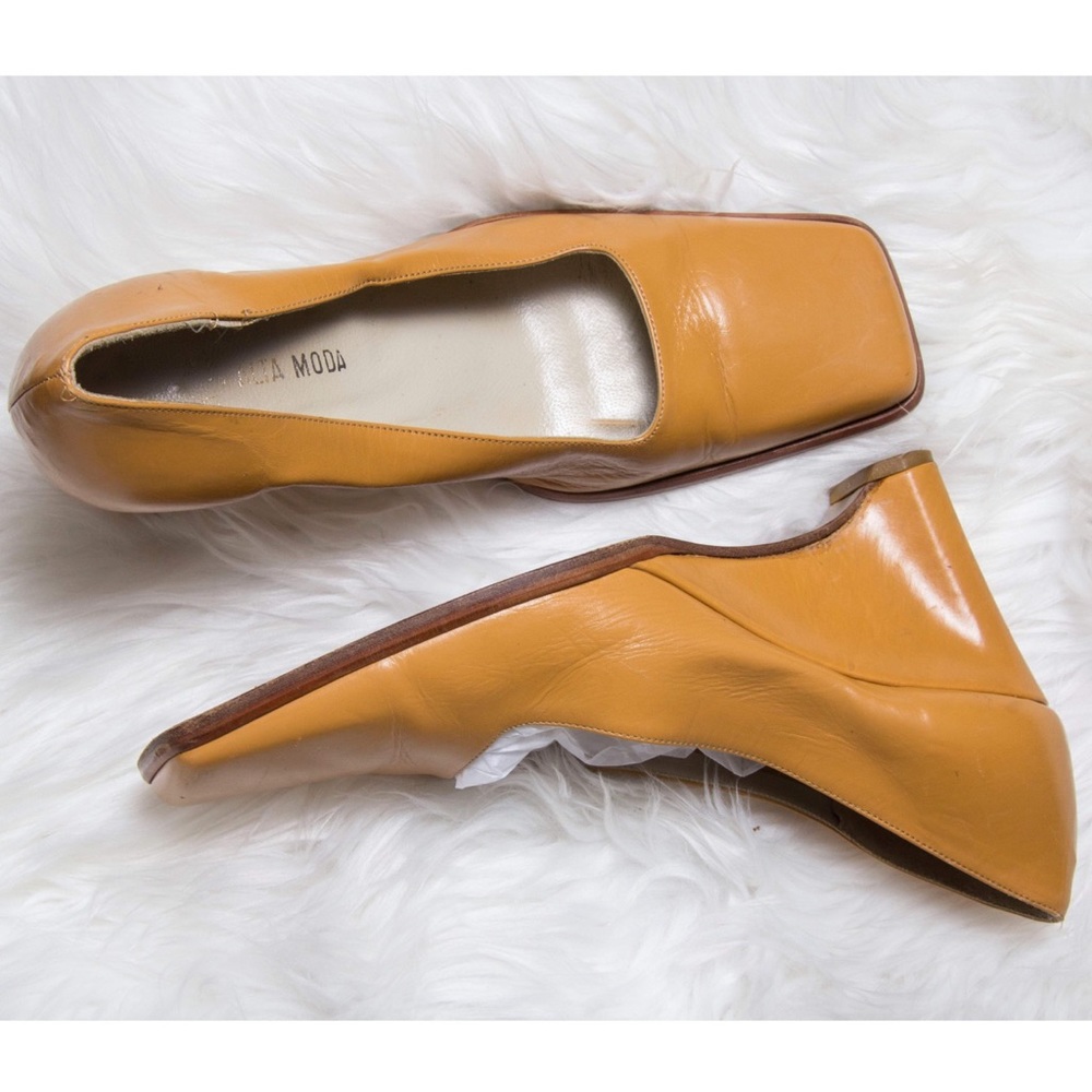 Italian leather shoes.